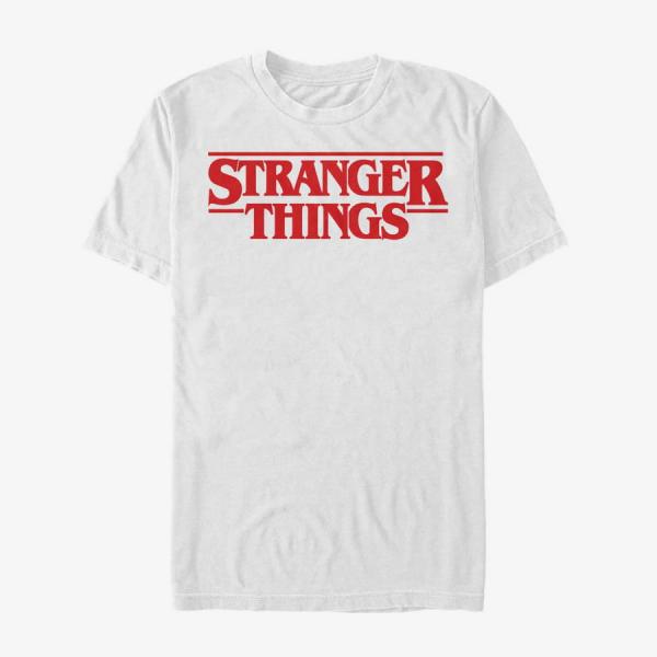 Tričko Merch Netflix Stranger Things - Stranger Things Unisex T-Shirt White L