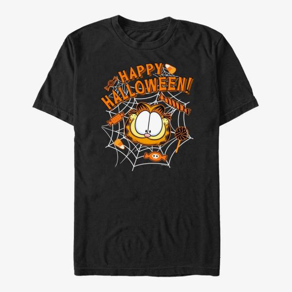 Queens Paramount Garfield - Candy Web Cat Unisex T-Shirt Black
