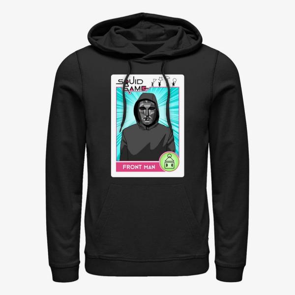 Mikina Merch Netflix Squid Game - Front Man Card Unisex Hoodie Black M