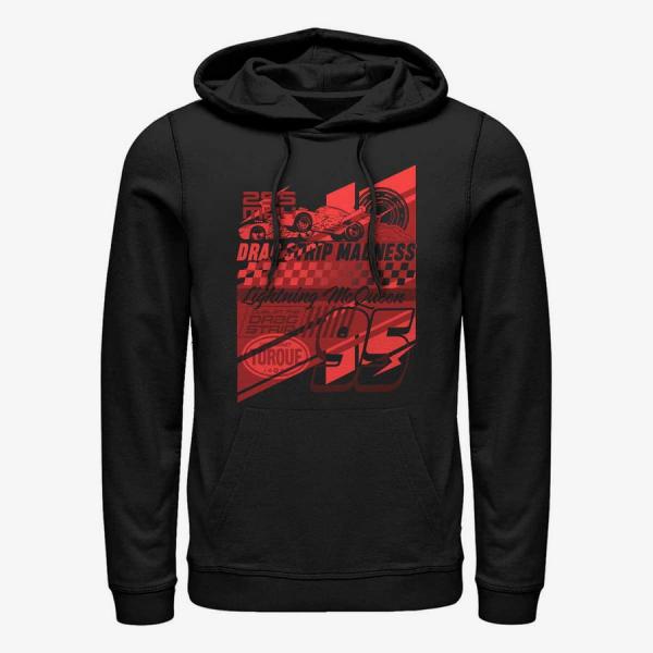 Mikina Merch Pixar Cars 2 - Layered McQueen Unisex Hoodie Black XXXL
