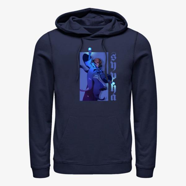 Mikina Merch Netflix Castlevania - Hero Sypha Unisex Hoodie Navy Blue XXL