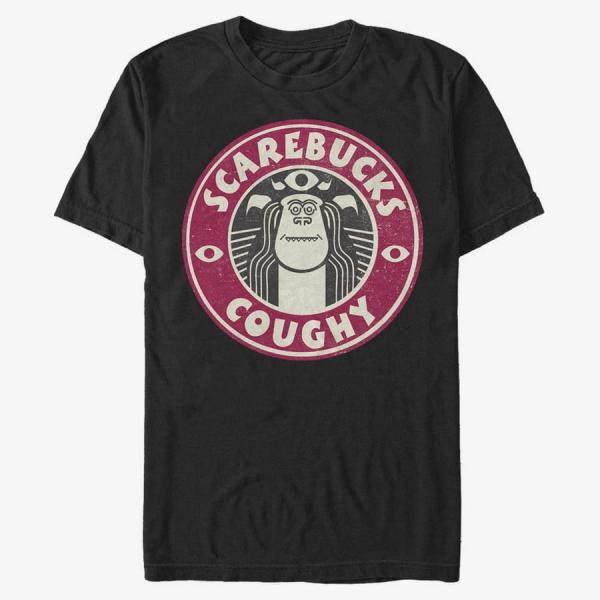 Tričko Merch Pixar Monsters At Work - Scarebucks Unisex T-Shirt Black M