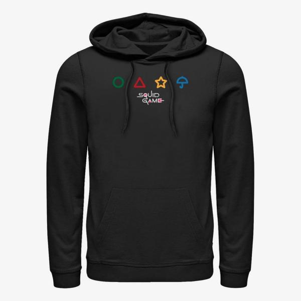 Mikina Merch Netflix Squid Game - Umbrella Game Unisex Hoodie Black S