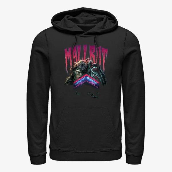 Mikina Merch Netflix Stranger Things - Mallrat Demogorgan Unisex Hoodie Black M