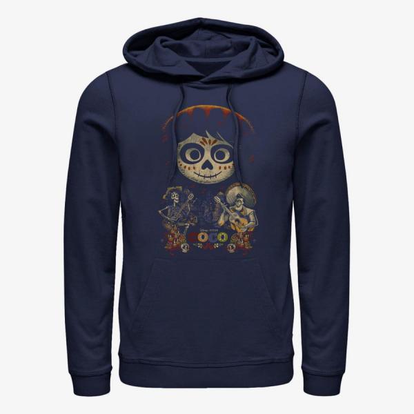 Mikina Merch Pixar Coco - Coco Poster Unisex Hoodie Navy Blue XL
