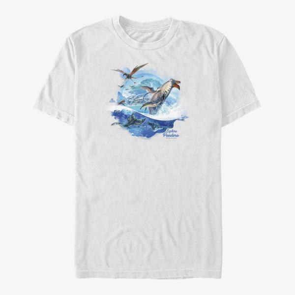 Tričko Merch Twentieth Century Fox Avatar 2 - Explore Pandora Unisex T-Shirt White S