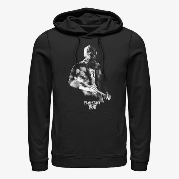 Queens Netflix Fear Street - Camp Knightwing Killer Unisex Hoodie Black