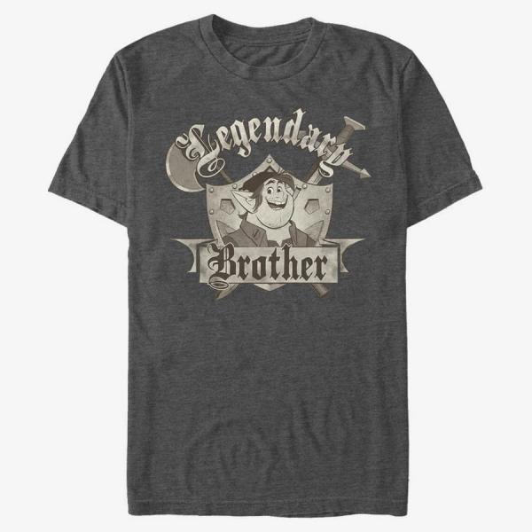 Tričko Merch Pixar Onward - Legendary Big Brother Unisex T-Shirt Dark Heather Grey XXL