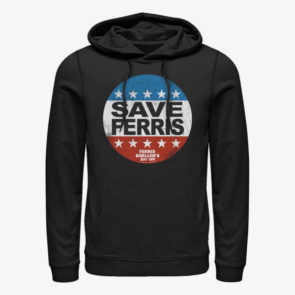 Mikina Merch Paramount Ferris Bueller - Ferris Was Saved Unisex Hoodie Black S