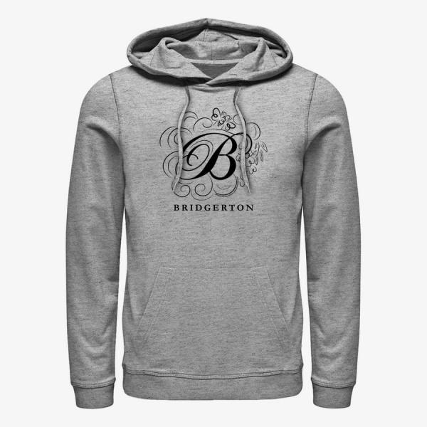 Queens Netflix Bridgerton - Bridgerton B Unisex Hoodie Heather Grey