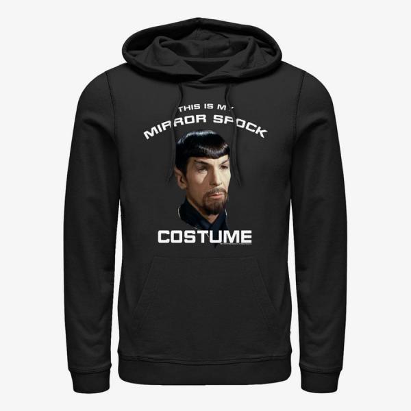 Mikina Merch Paramount Star Trek - This Is My Mirror Spock Costume Unisex Hoodie Black L
