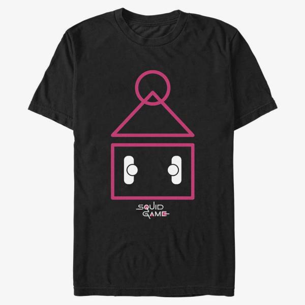 Queens Netflix Squid Game - Squid Icon Unisex T-Shirt Black