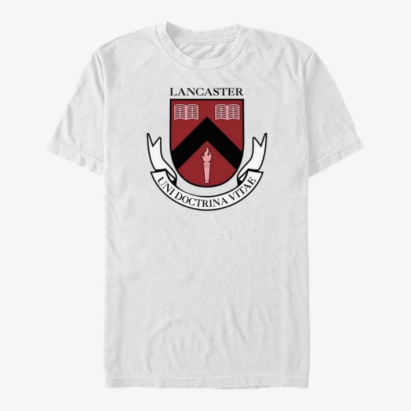 Tričko Merch Netflix First Kill - Lancaster Crest Unisex T-Shirt White S