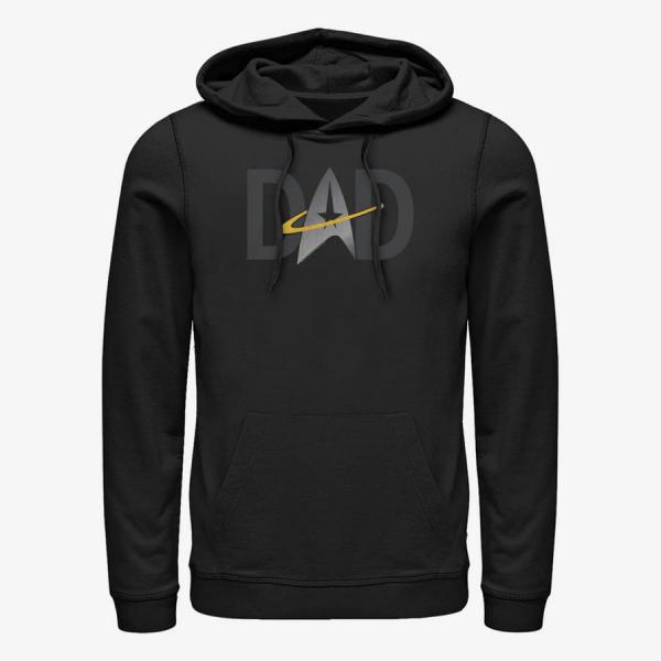 Mikina Merch Paramount Star Trek - Dad Insignia Unisex Hoodie Black S