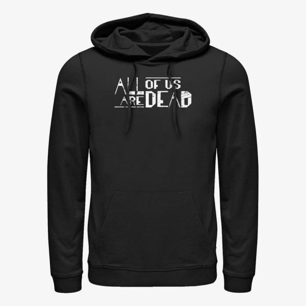 Mikina Merch Netflix All Of Us Are Dead - AOUAD Eng Logo Unisex Hoodie Black XXXL