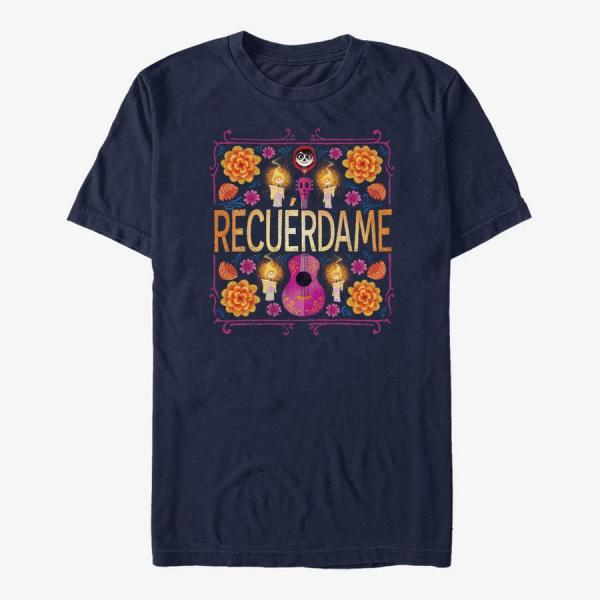 Queens Pixar Coco - Recu??rdame Unisex T-Shirt Navy Blue