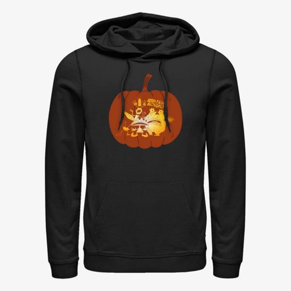 Queens Paramount Aaahh!!! Real Monsters - Monster Pumpkin Unisex Hoodie Black