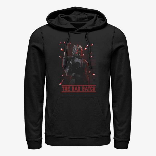 Queens Star Wars: The Bad Batch - Hunter Batch Unisex Hoodie Black
