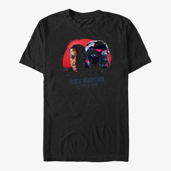 Tričko Merch Star Wars: The Mandalorian - MandoMon Epi7 Dark Force Unisex T-Shirt Black S