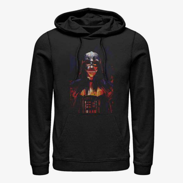 Mikina Merch Star Wars Obi-Wan - Vader Paint Unisex Hoodie Black XL