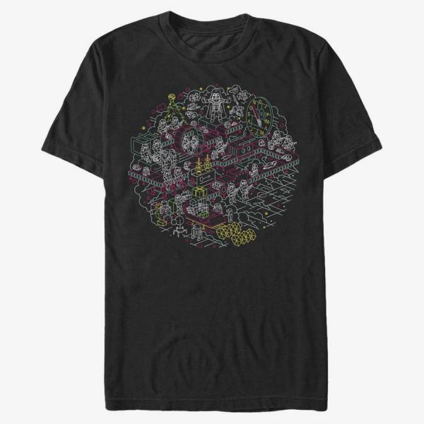 Queens Star Wars: Classic - Linear Xmas Unisex T-Shirt Black