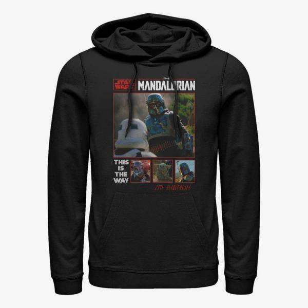 Mikina Merch Star Wars: Mandalorian - Fett Returns Unisex Hoodie Black XL