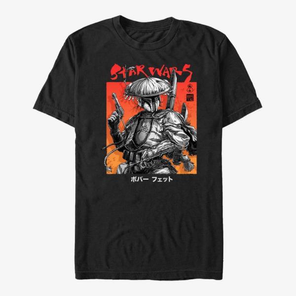 Tričko Merch Star Wars: Visions - Fett Up Unisex T-Shirt Black S