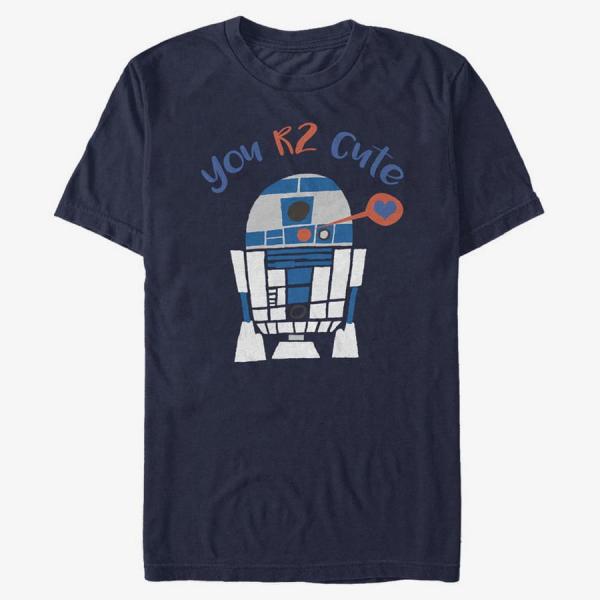 Tričko Merch Star Wars: Classic - Are Too Cute Unisex T-Shirt Navy Blue XXXL