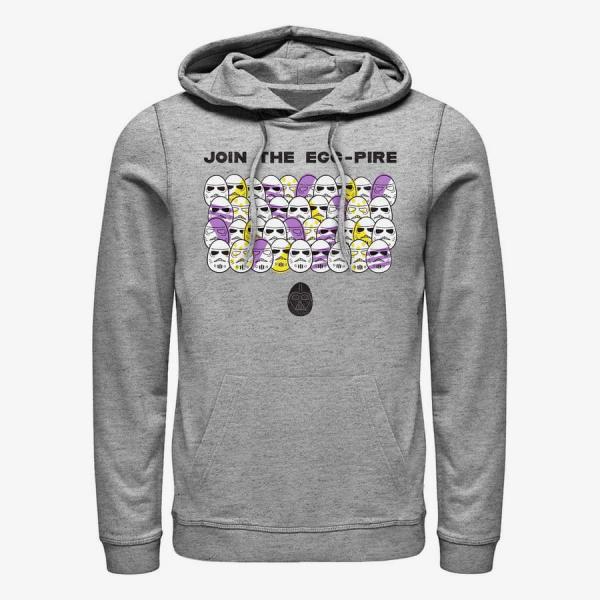 Queens Star Wars: Classic - The Egg-pire Unisex Hoodie Heather Grey