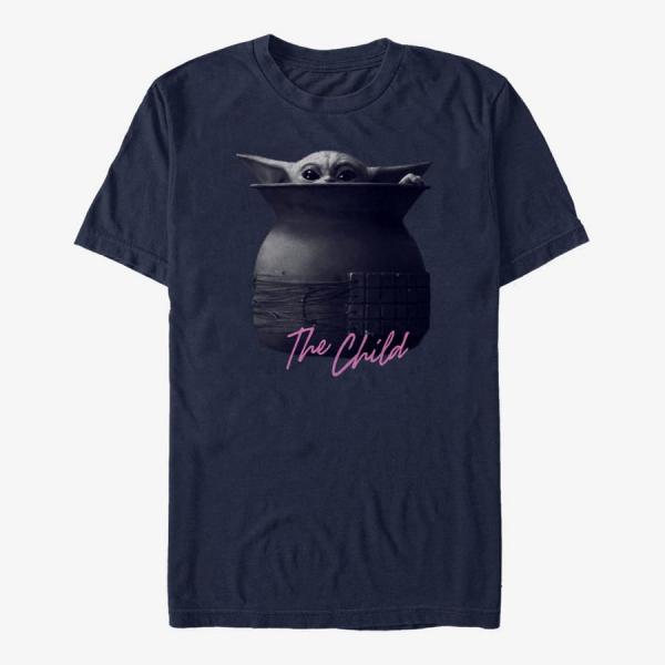 Queens Star Wars: The Mandalorian - MandoMon Epi2 Shared Unisex T-Shirt Navy Blue
