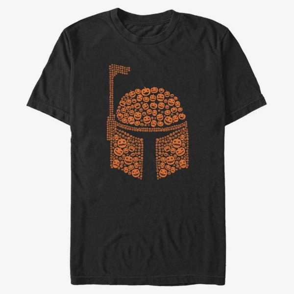 Queens Star Wars: Classic - BOBA PUMPKINS Unisex T-Shirt Black