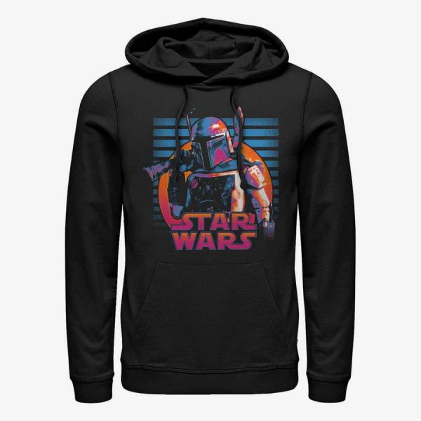 Queens Star Wars: Classic - Neon Fett Unisex Hoodie Black