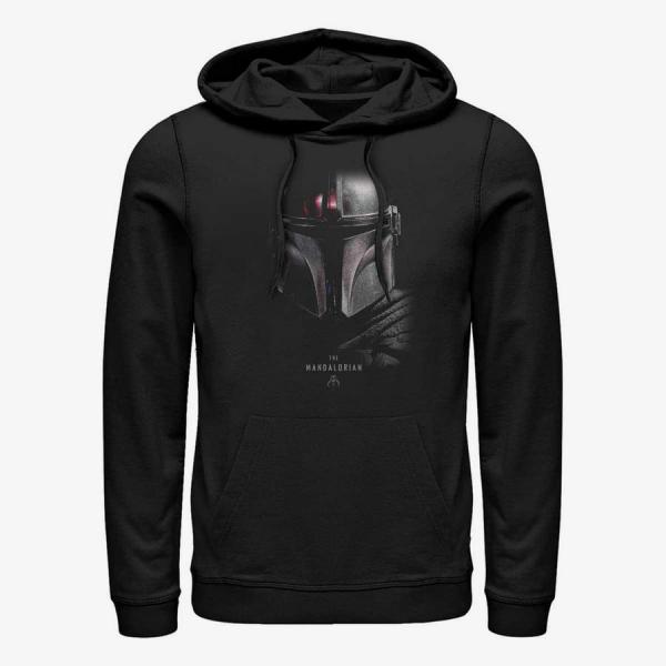 Mikina Merch Star Wars: Mandalorian - Hero Shot Unisex Hoodie Black XL