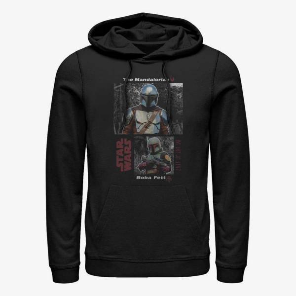 Mikina Merch Star Wars: Mandalorian - Bounty Bros Unisex Hoodie Black S