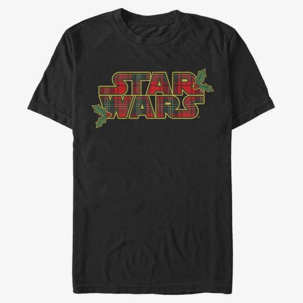 Tričko Merch Star Wars: Classic - Tartan Logo Unisex T-Shirt Black M