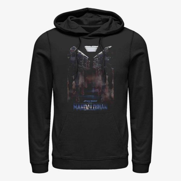 Mikina Merch Star Wars: The Mandalorian - Dark Troopers Troopin Unisex Hoodie Black S