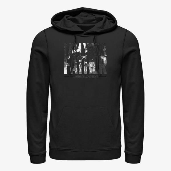 Mikina Merch Star Wars: Classic - Father Spray Unisex Hoodie Black XXXL