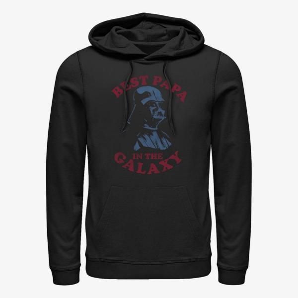 Mikina Merch Star Wars: Classic - Best papa Unisex Hoodie Black S