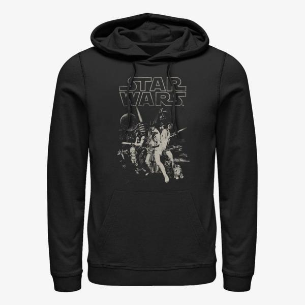 Mikina Merch Star Wars - Poster Unisex Hoodie Black L