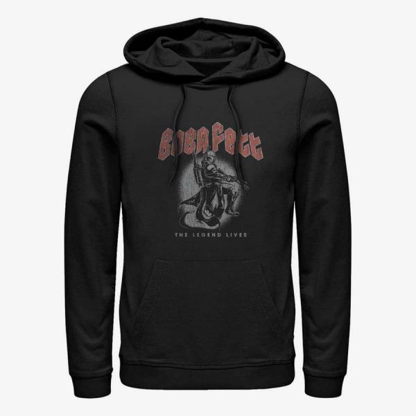 Mikina Merch Star Wars Book of Boba Fett - Boba Lauch Unisex Hoodie Black S