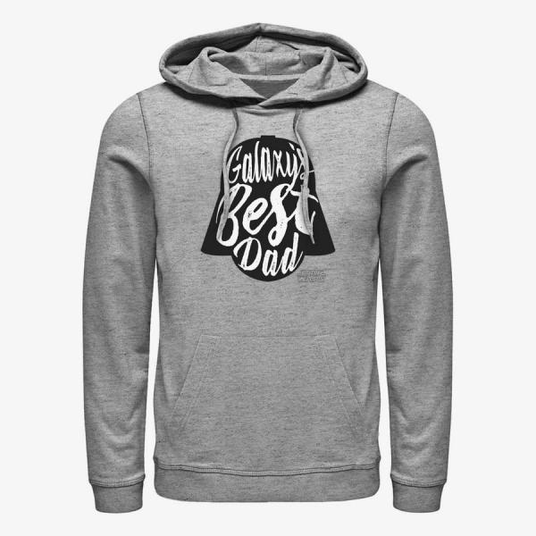 Mikina Merch Star Wars: Classic - Best Dad Unisex Hoodie Heather Grey S