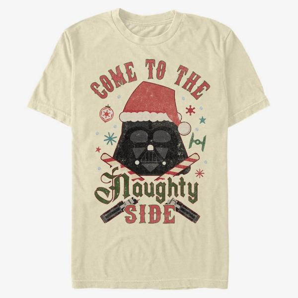 Tričko Merch Star Wars: Classic - Naughty Side Unisex T-Shirt Natural XL