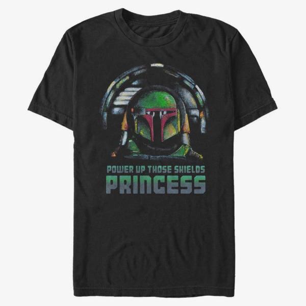 Tričko Merch Star Wars: The Mandalorian - Notta Legitimate Leader Unisex T-Shirt Black S