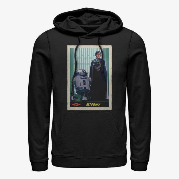 Mikina Merch Star Wars: The Mandalorian - Training Begins Card Unisex Hoodie Black S