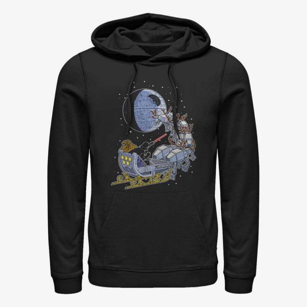 Mikina Merch Star Wars: Classic - Vader Sleigh Unisex Hoodie Black L