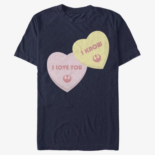 Tričko Merch Star Wars: Classic - Candy Wars Unisex T-Shirt Navy Blue S