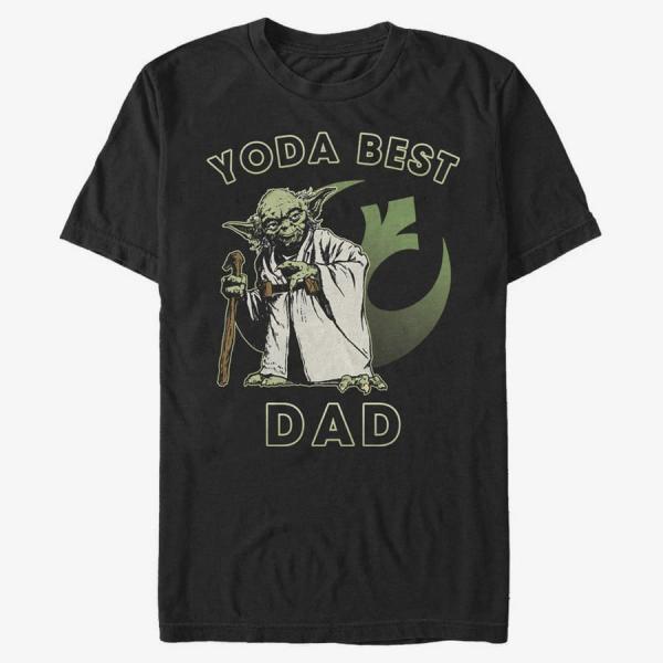 Queens Star Wars: Classic - Yoda Best Dad Unisex T-Shirt Black