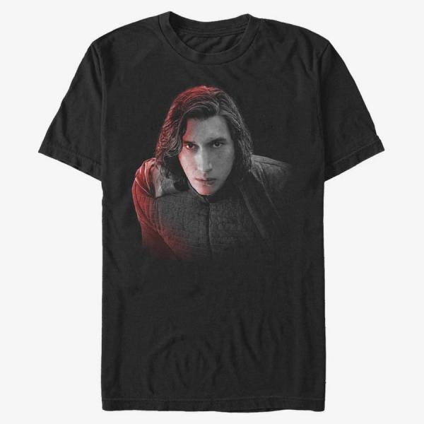 Queens Star Wars: Last Jedi - Kylo Ren Face Unisex T-Shirt Black