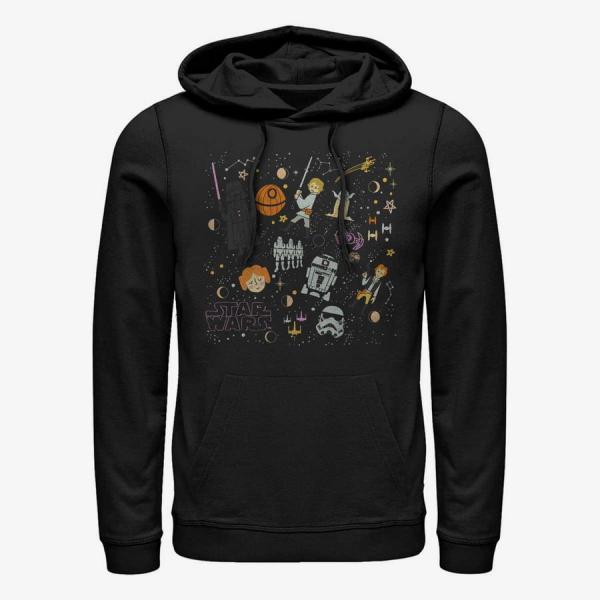 Queens Star Wars: Classic - COLLAGE Unisex Hoodie Black