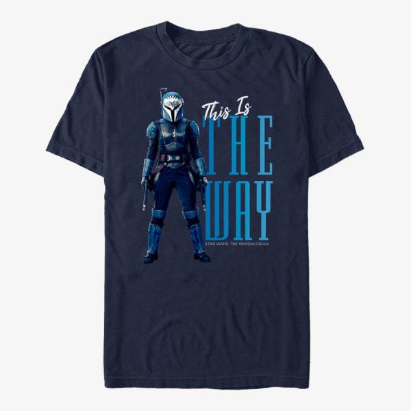 Queens Star Wars: The Mandalorian - MandoMon Epi3 Always Unisex T-Shirt Navy Blue